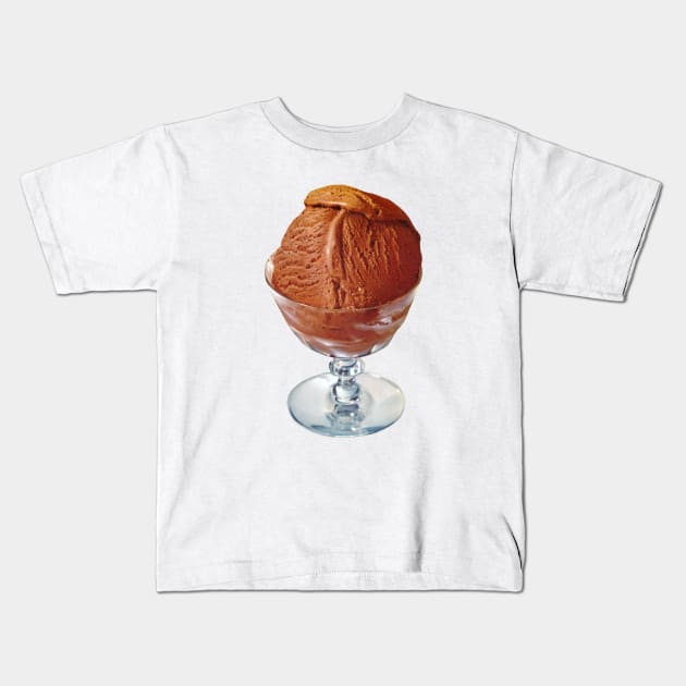 1950's Chocolate Ice Cream Kids T-Shirt by historicimage